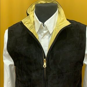 Amazing luxury suede reversible vest by monetti